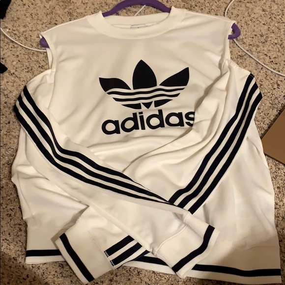 adidas cold shoulder shirt